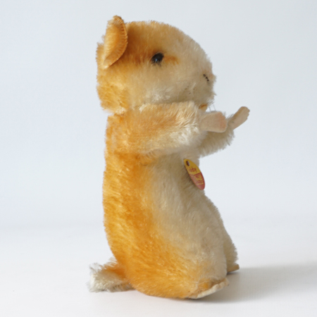 STEIFF®  071836  Goldy Hamster 17cm braun/weiß NEU unbespielt RARITÄT 